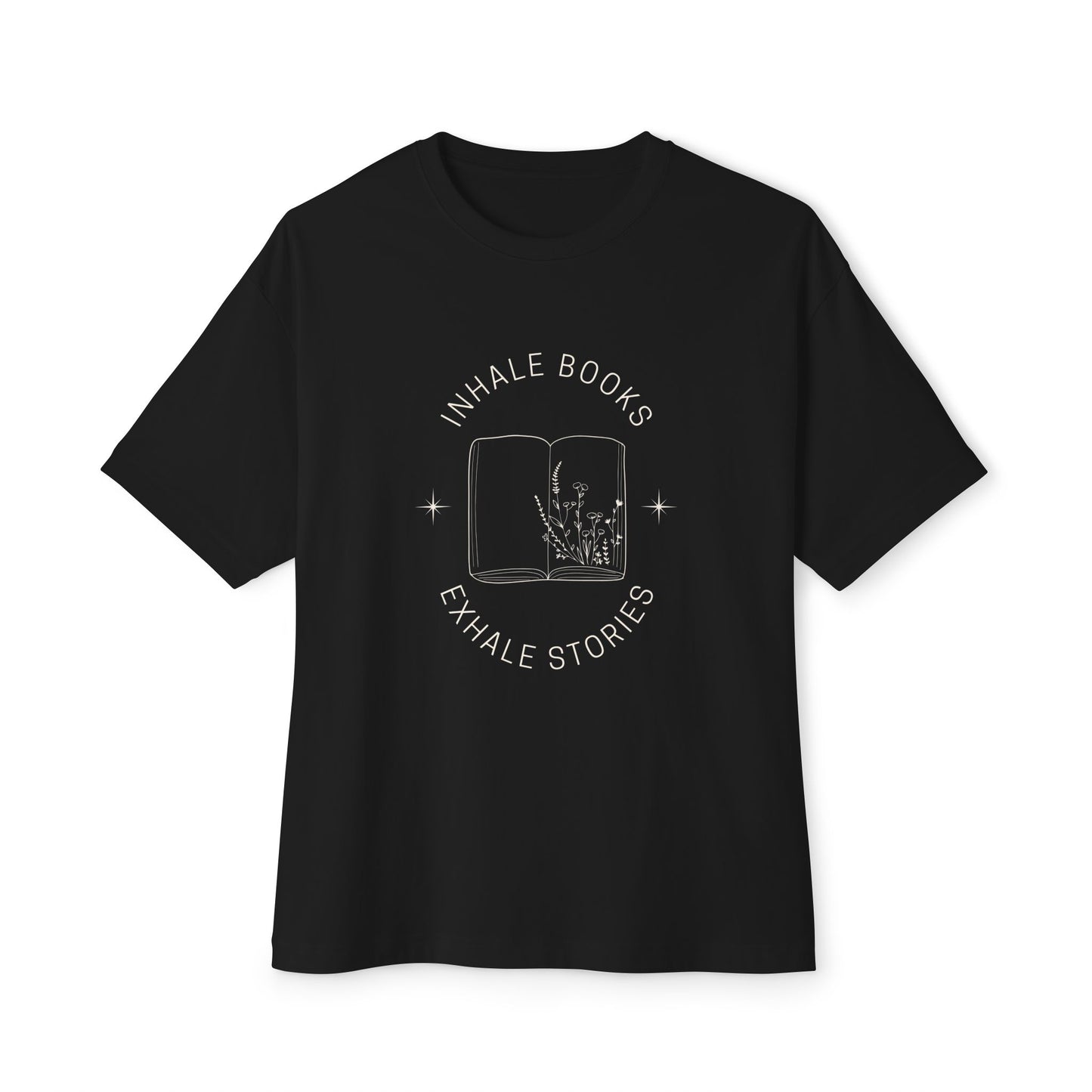 Inhale Books Boxy Tee