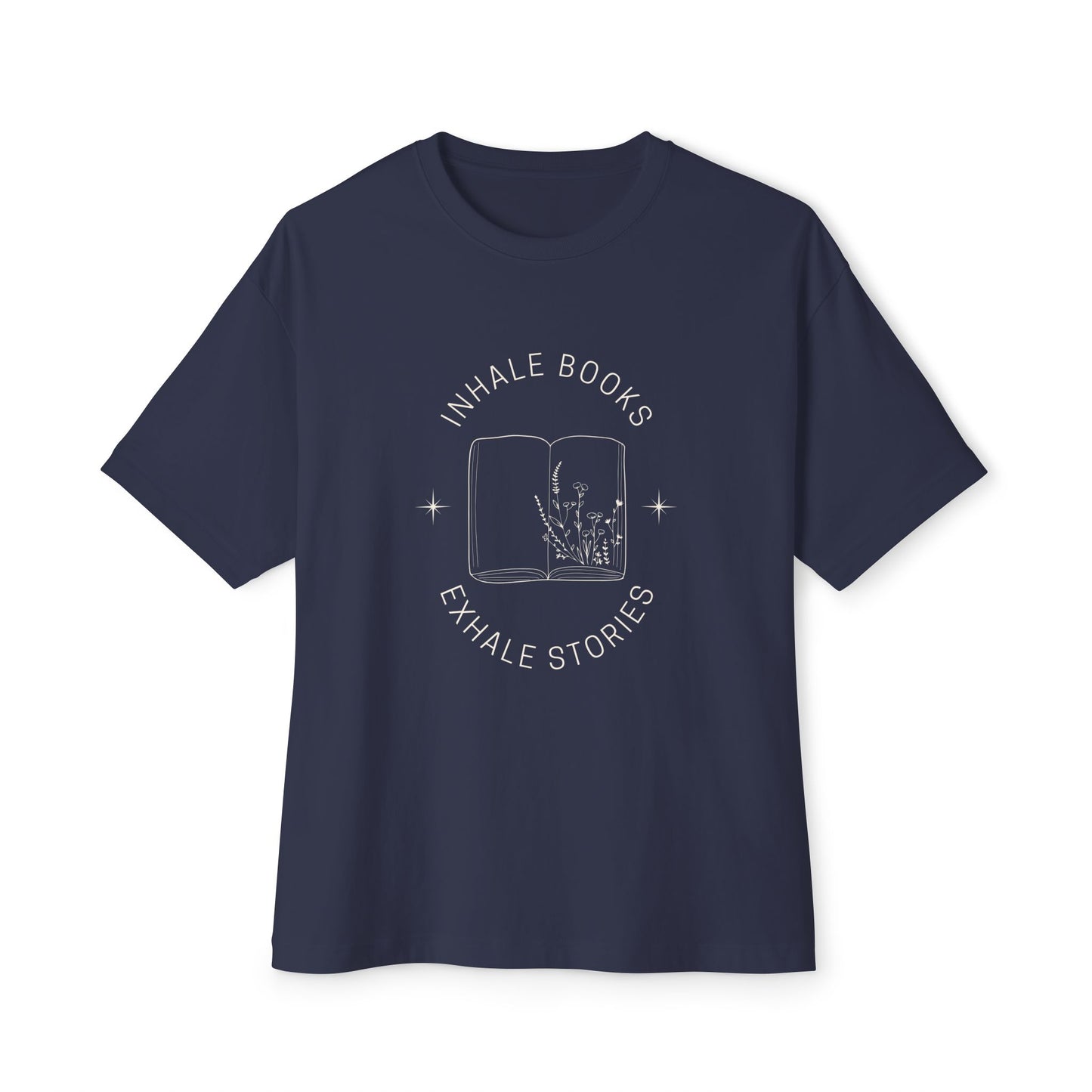 Inhale Books Boxy Tee