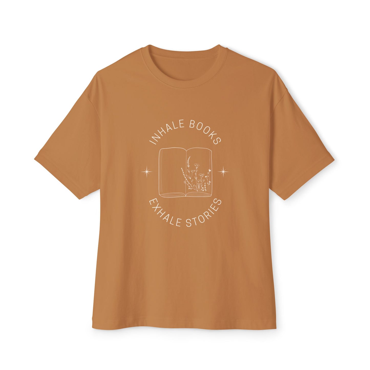 Inhale Books Boxy Tee