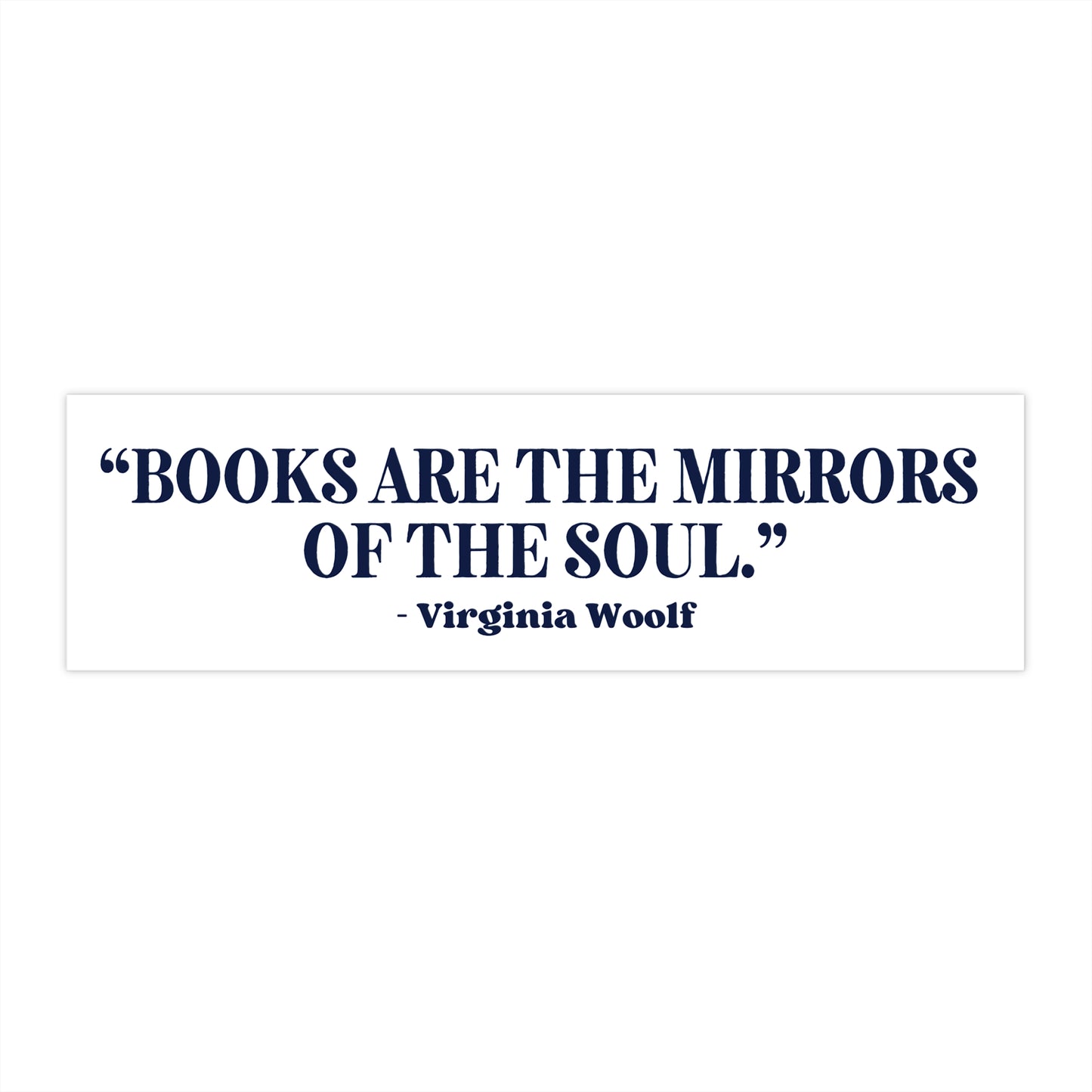 Mirrors of the Soul Bumper Sticker